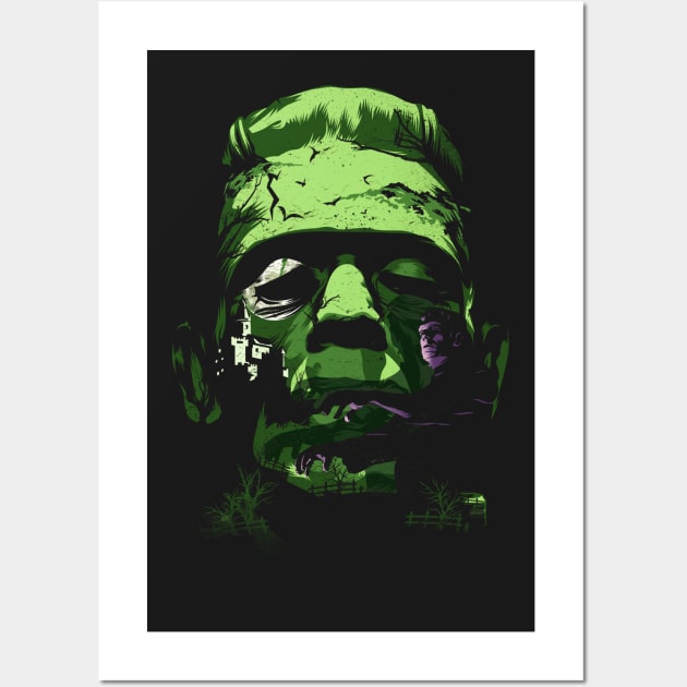 Monster Terror Wall Art by DANDINGEROZZ